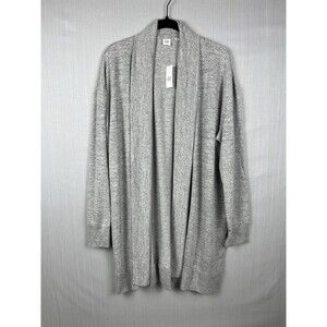 Gap Women’s Open Cocoon Cardigan Gray Marled Softspun XL‎ NWT Cozy Loungewear